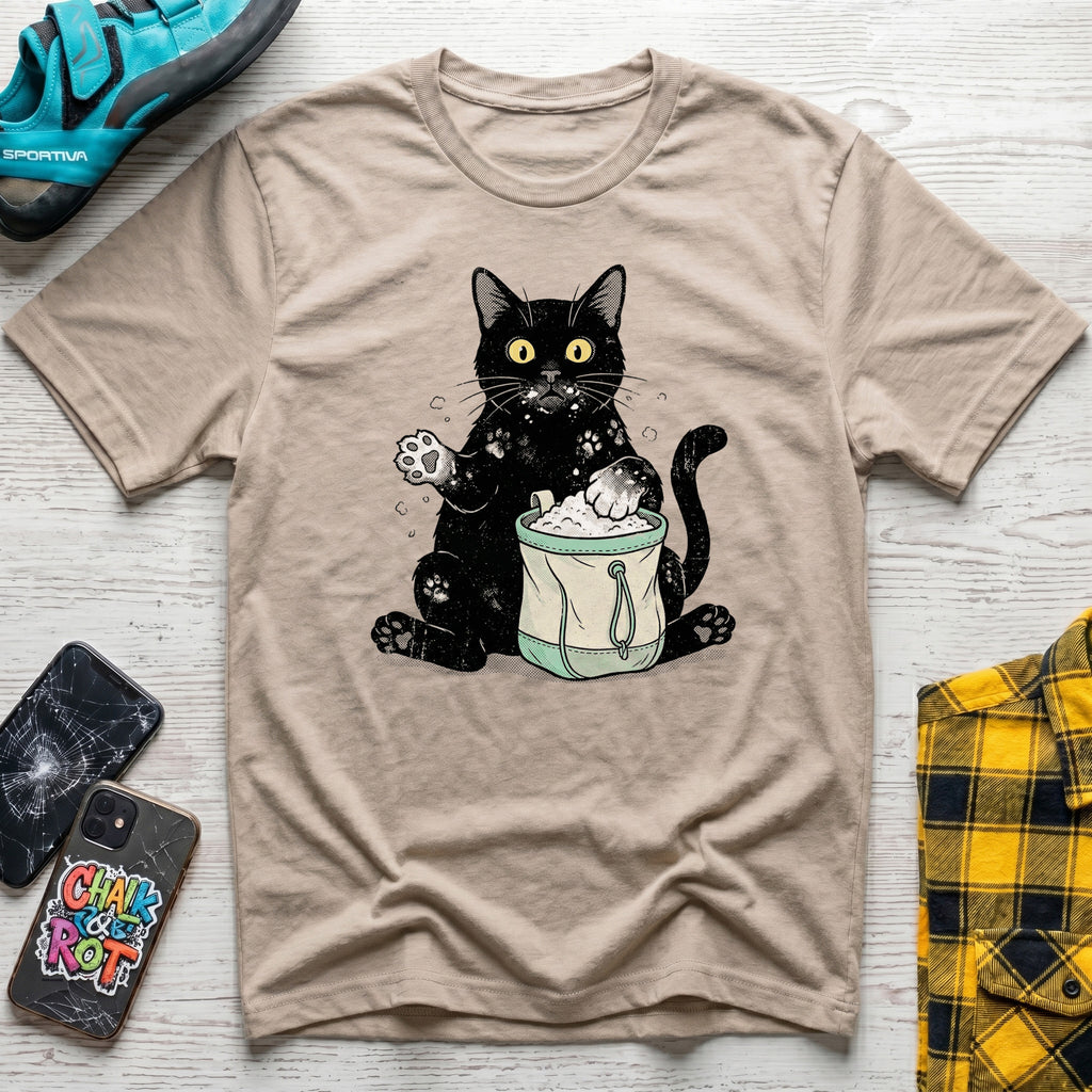 Cat In Chalk Bag T-Shirt