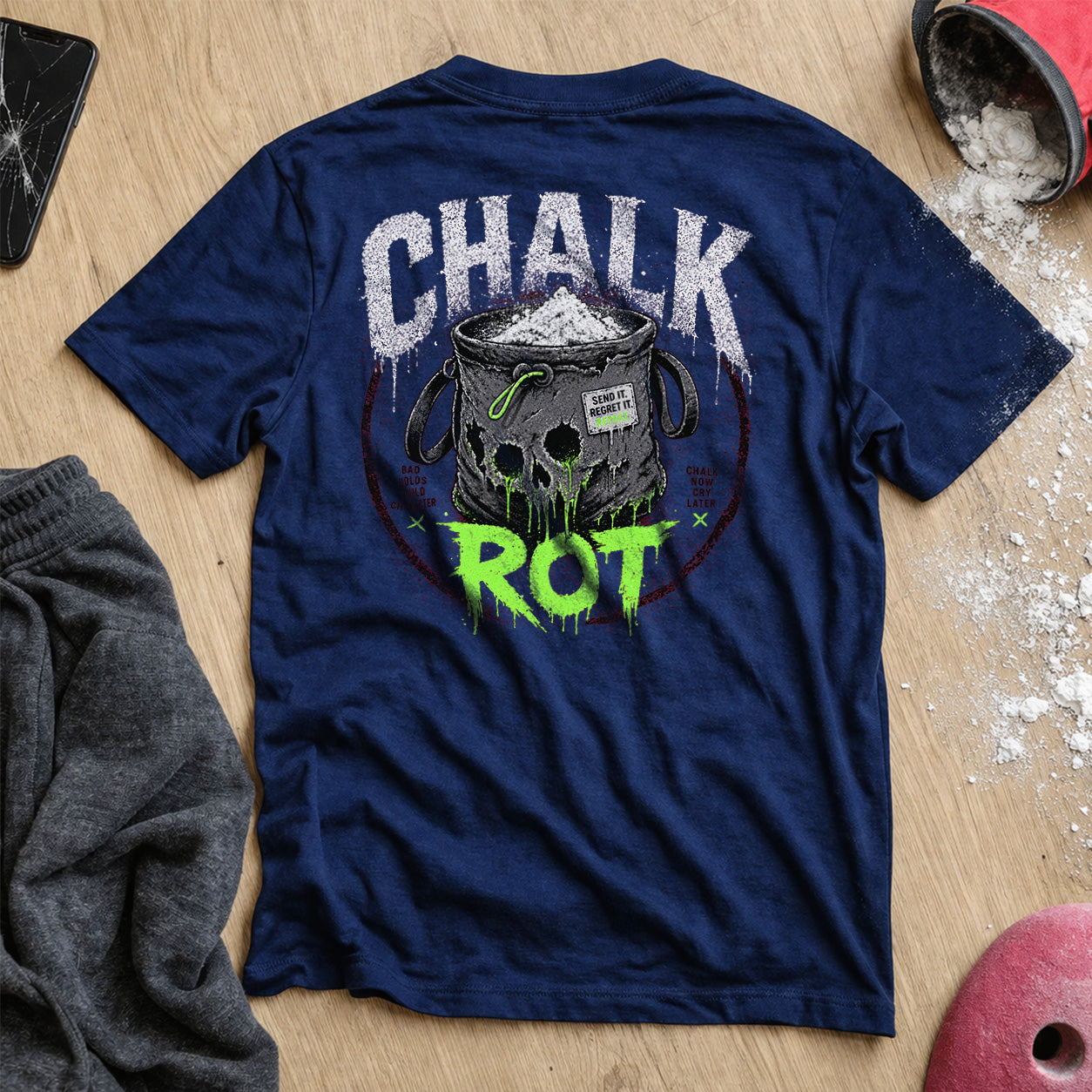 Chalk Rot Bag Backprint T-Shirt