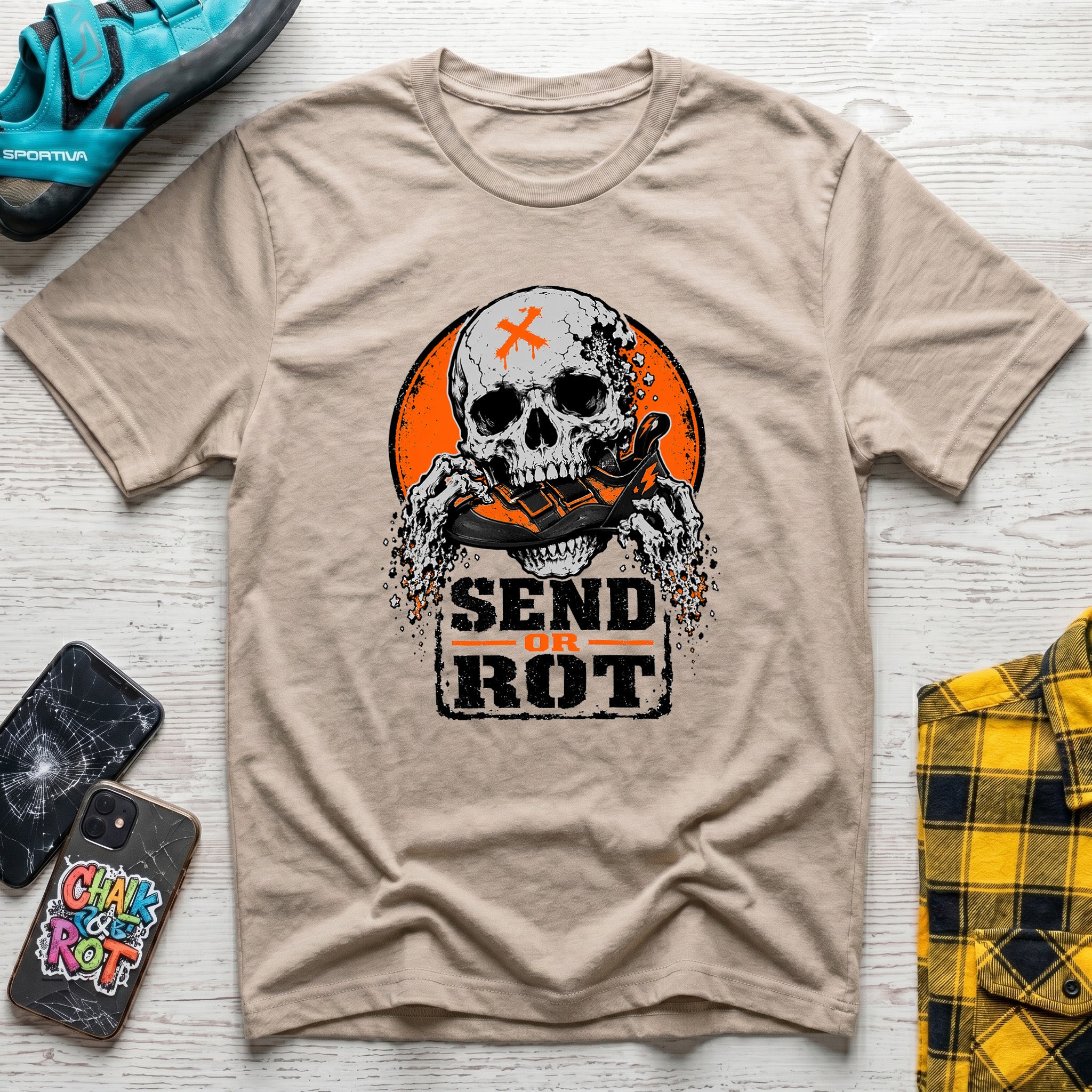 Send Or Rot Skull T-Shirt