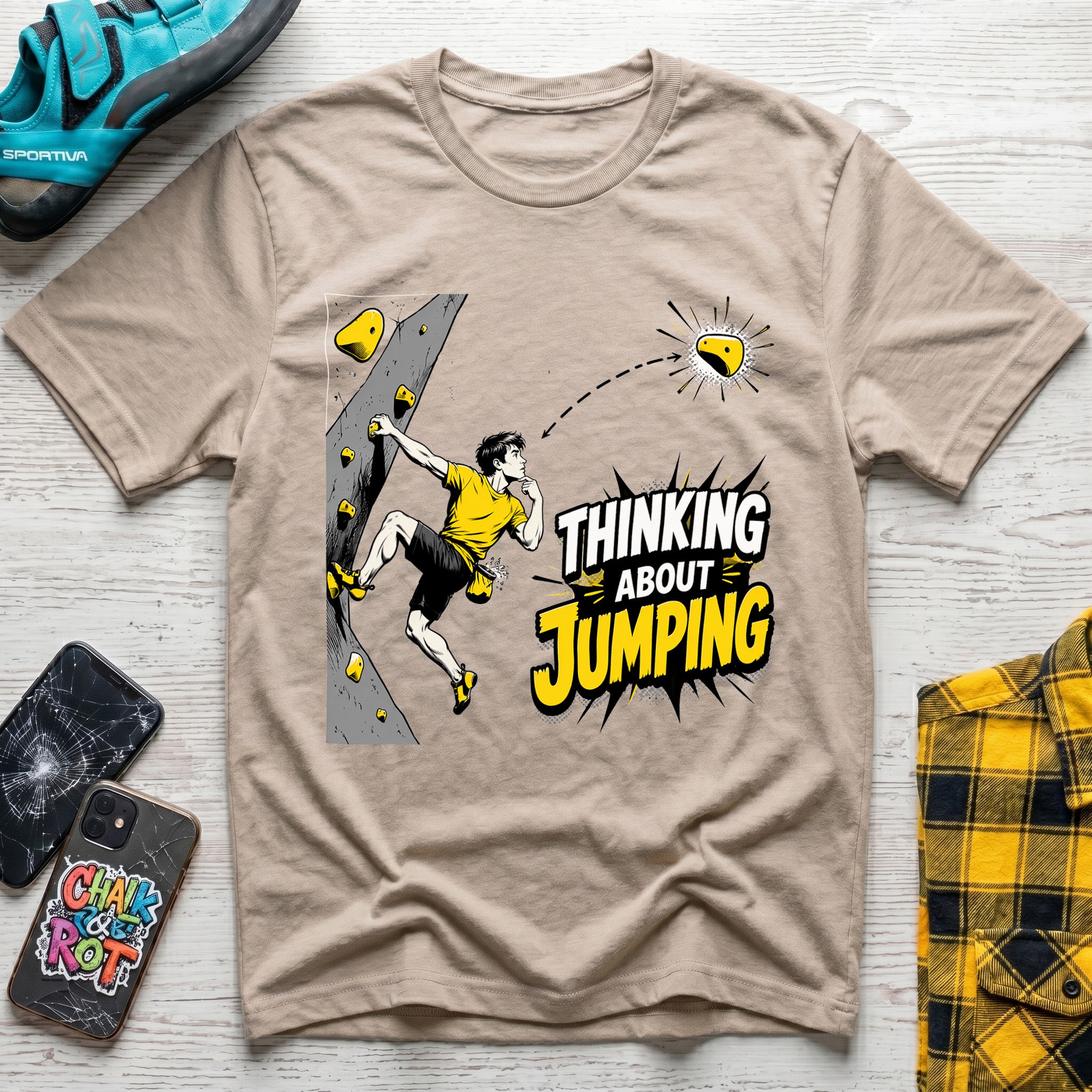 Thinking About Jumping T-Shirt