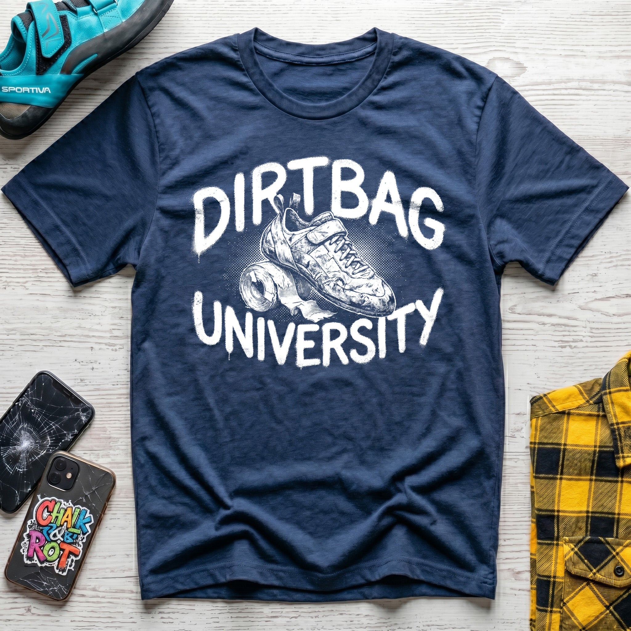 Dirtbag Graffiti White T-Shirt