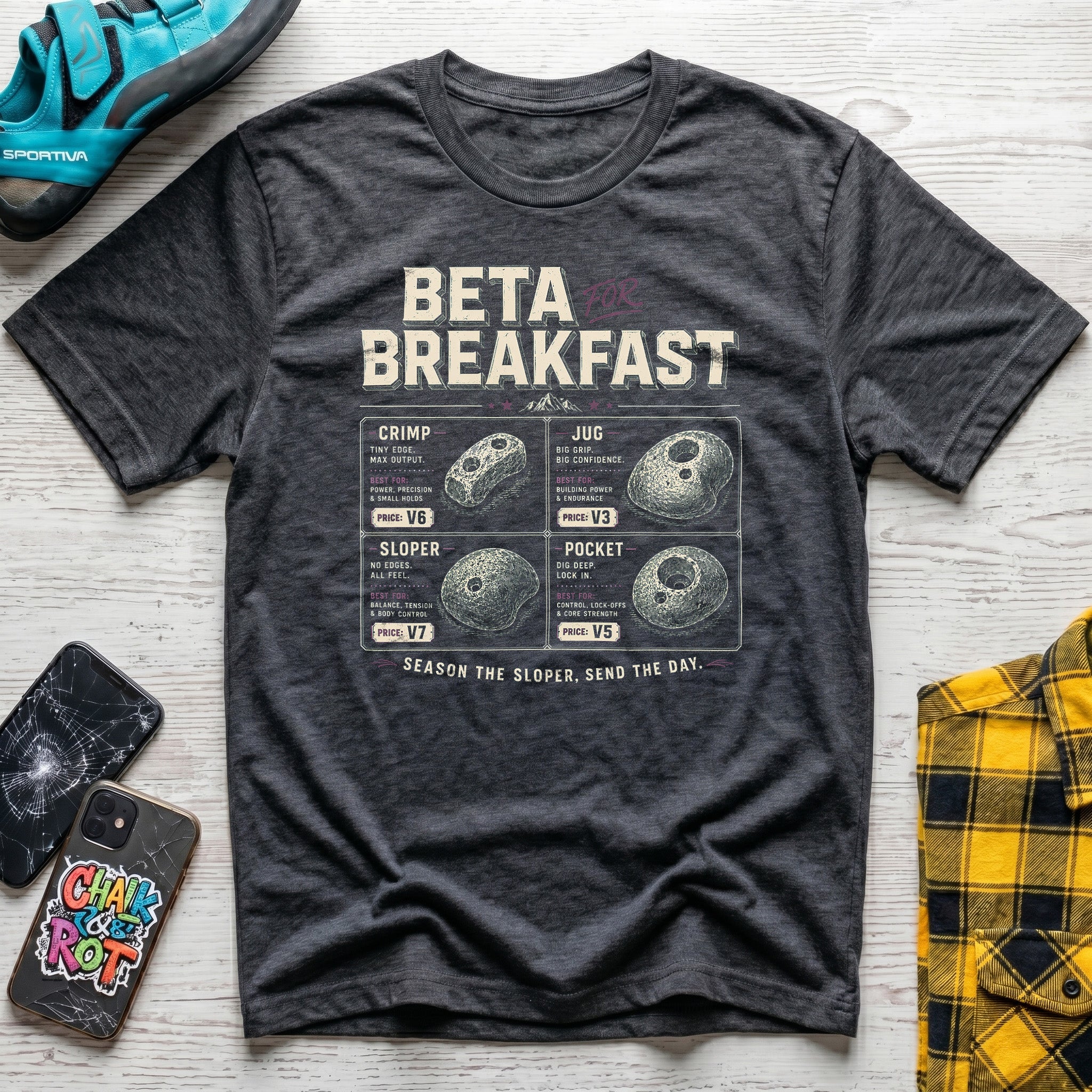 Beta Breakfast Menu T-Shirt