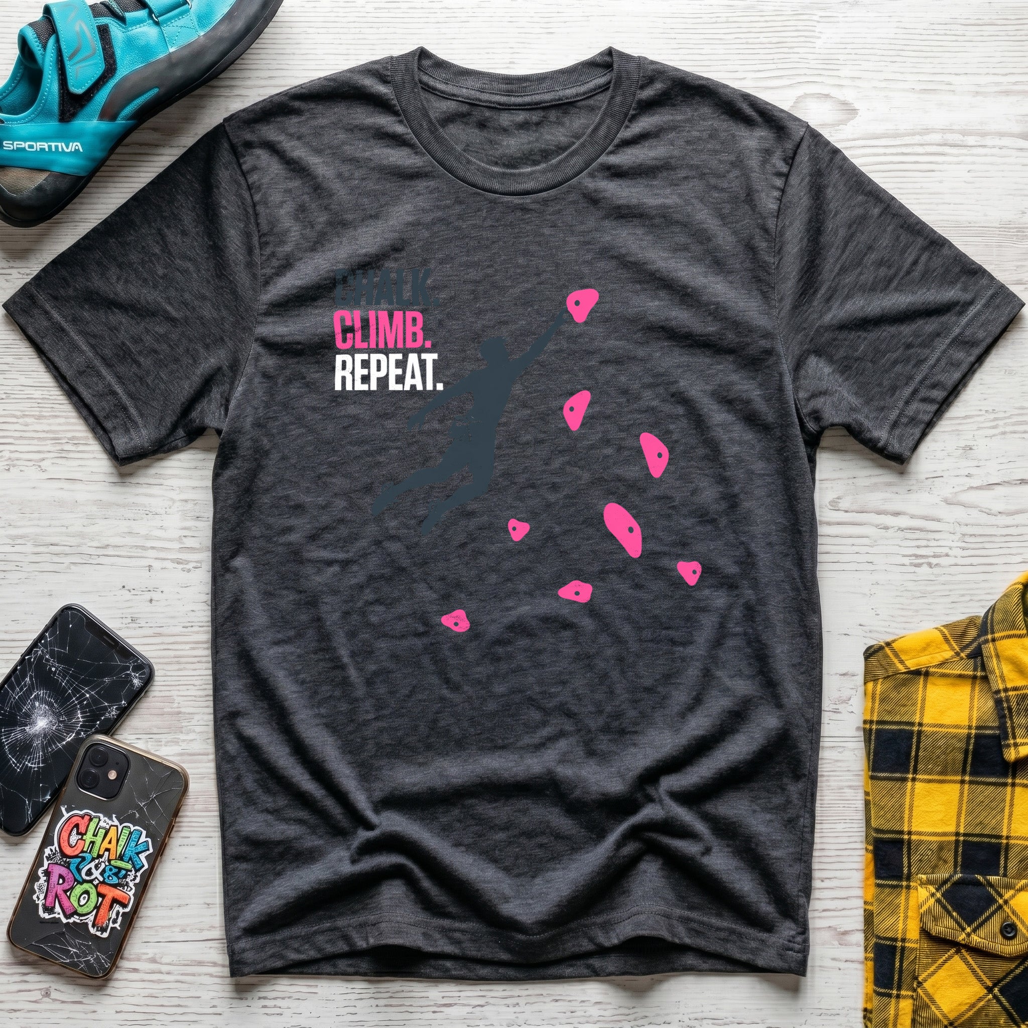 Chalk Climb Repeat T-Shirt