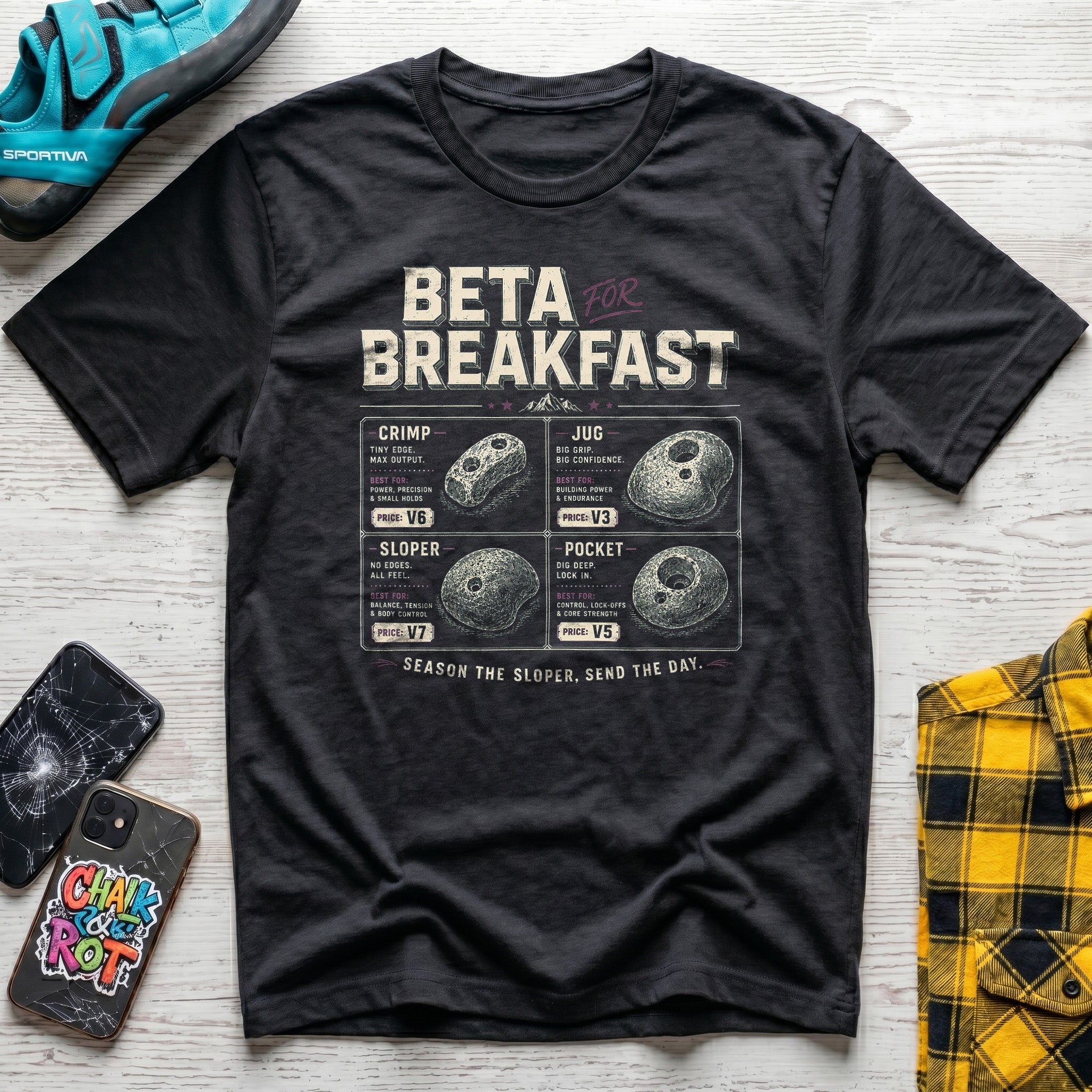 Beta Breakfast Menu T-Shirt