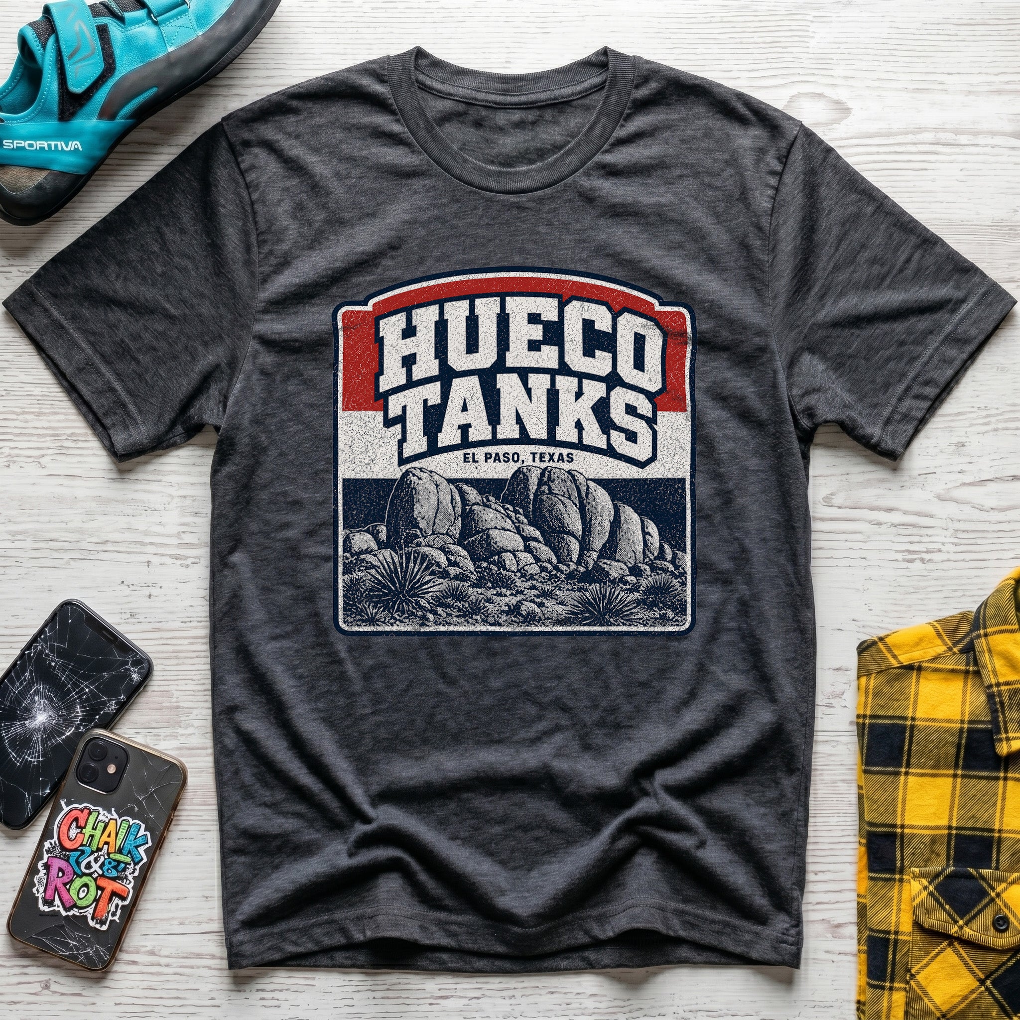 Hueco Tanks Flag T-Shirt
