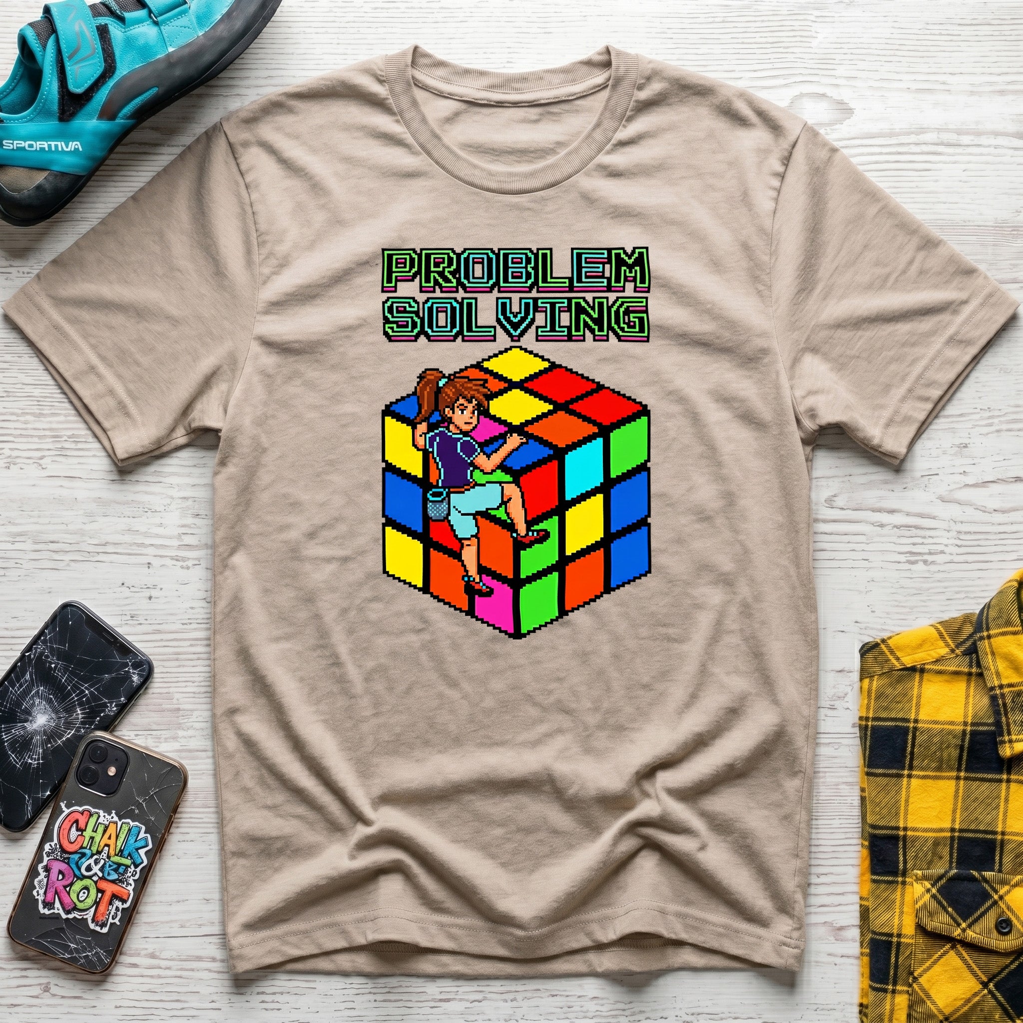 8-Bit Problem Girl T-Shirt