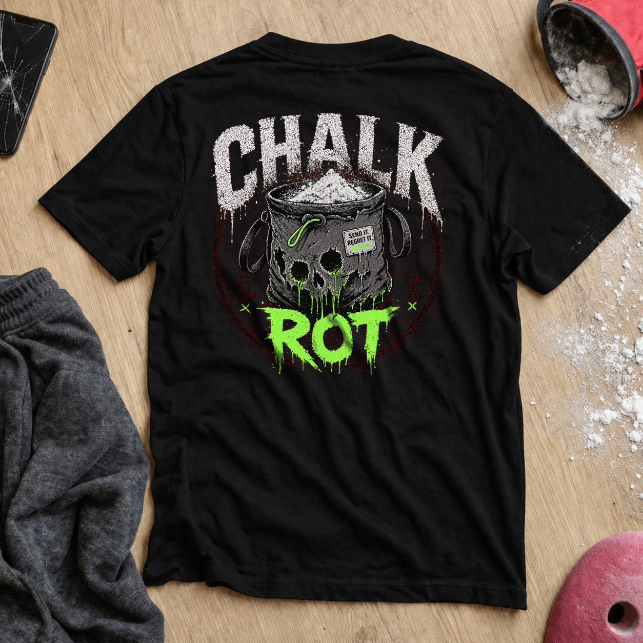 Chalk Rot Bag Backprint T-Shirt