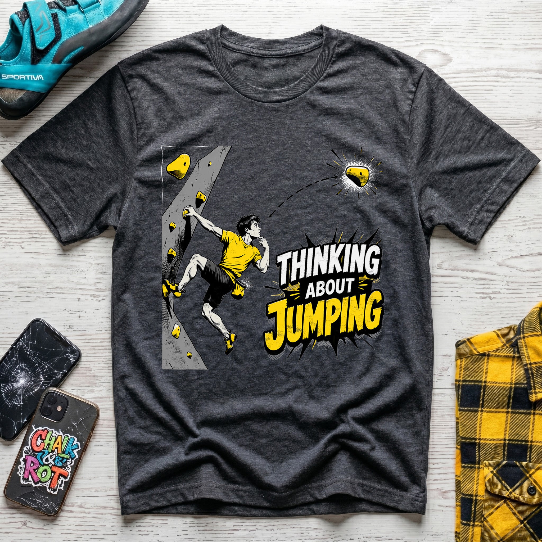 Thinking About Jumping T-Shirt