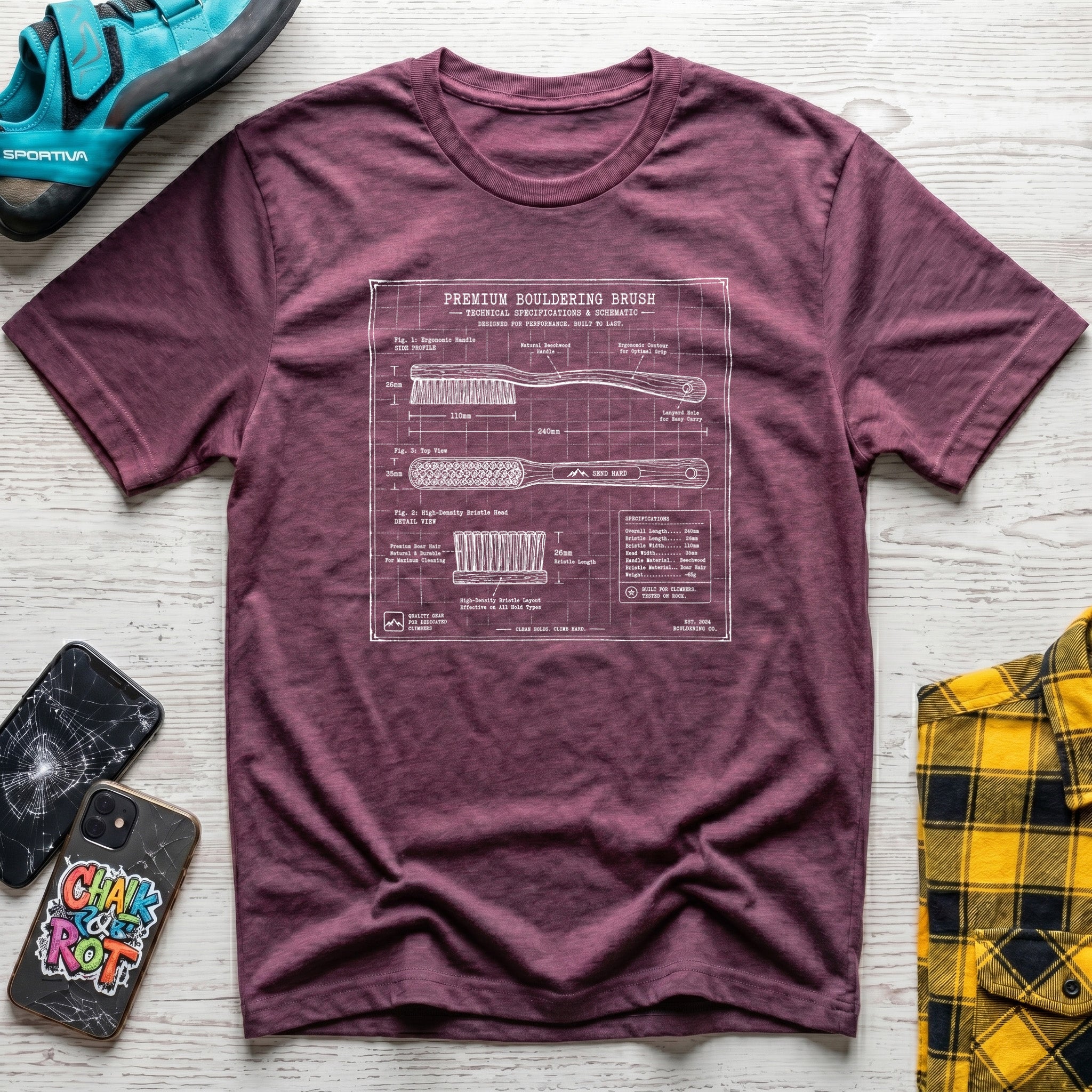 Brush Schematic T-Shirt