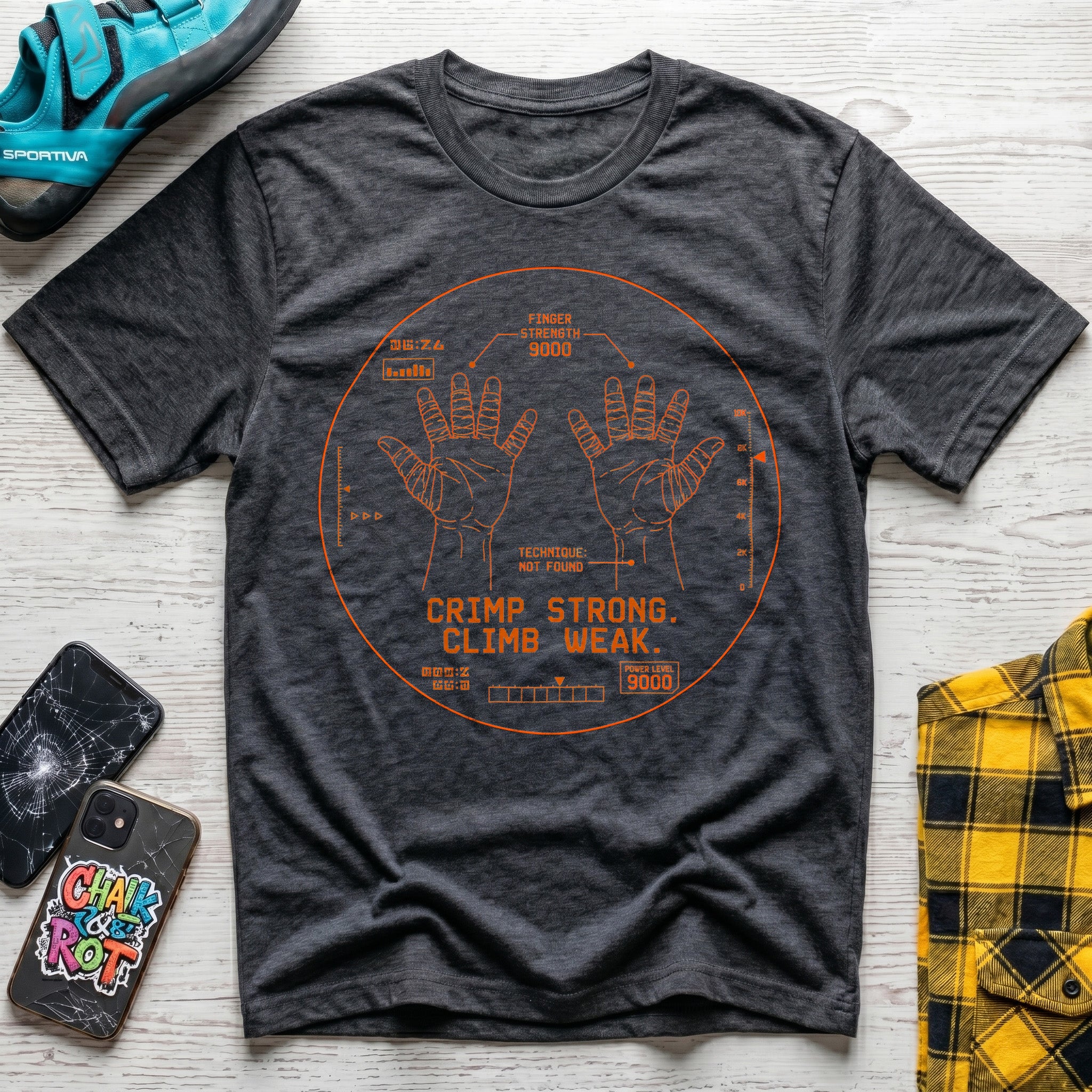Crimp Strength 9000 T-Shirt