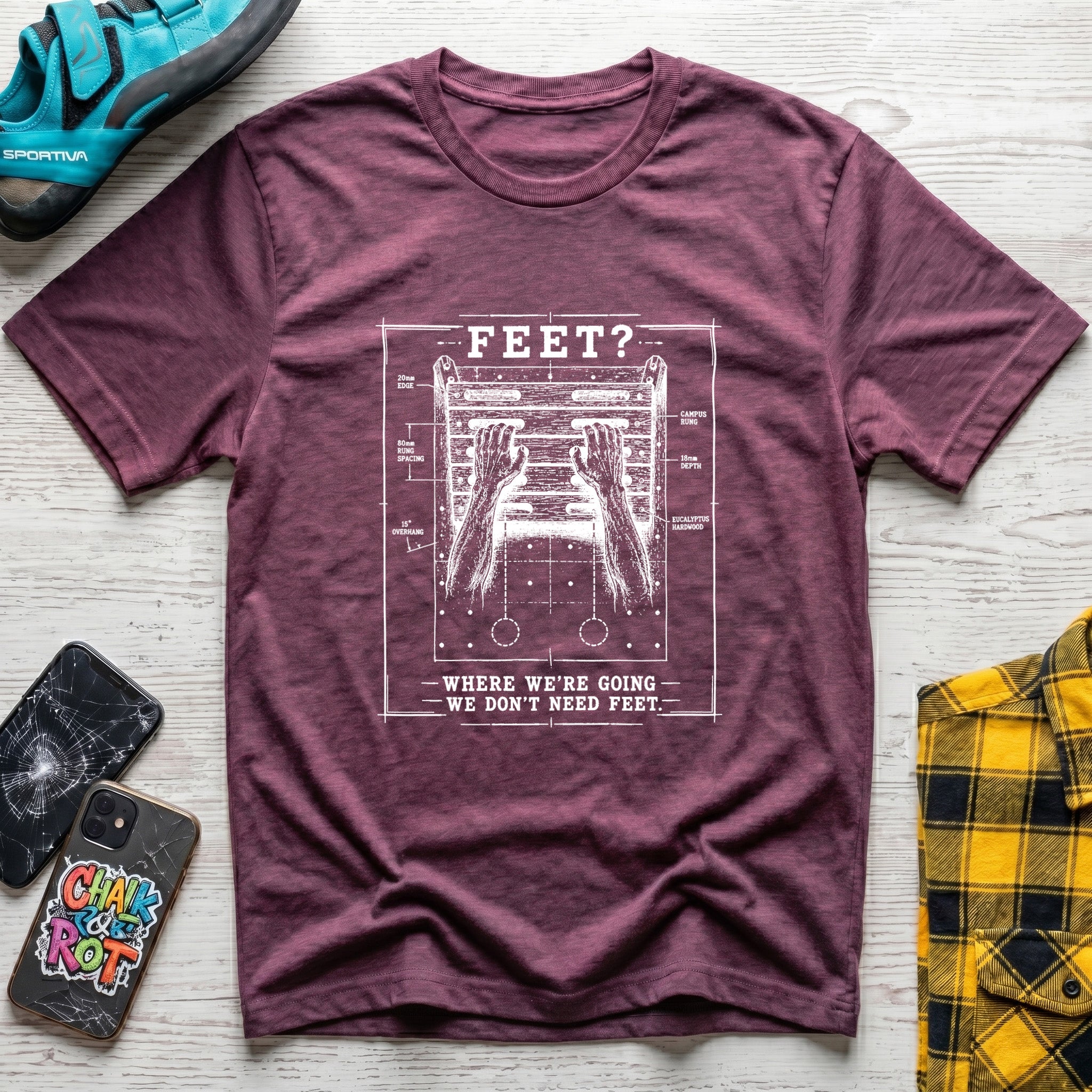 No Feet To Campus T-Shirt