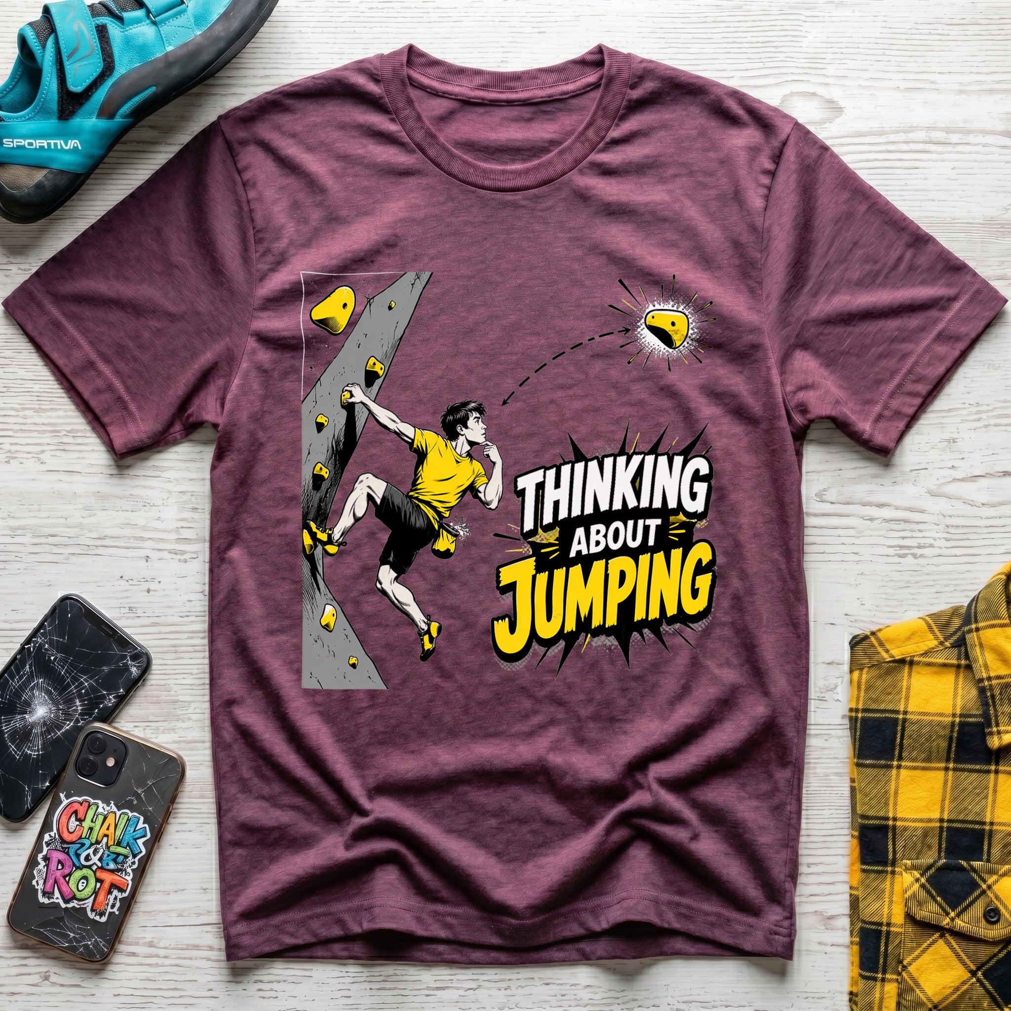 Thinking About Jumping T-Shirt
