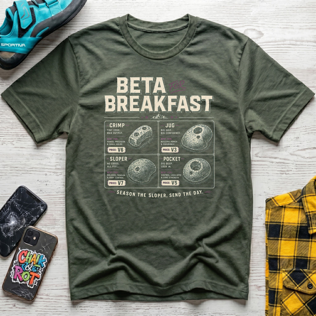 Beta Breakfast Menu T-Shirt