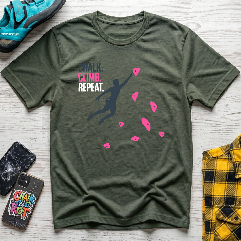 Chalk Climb Repeat T-Shirt