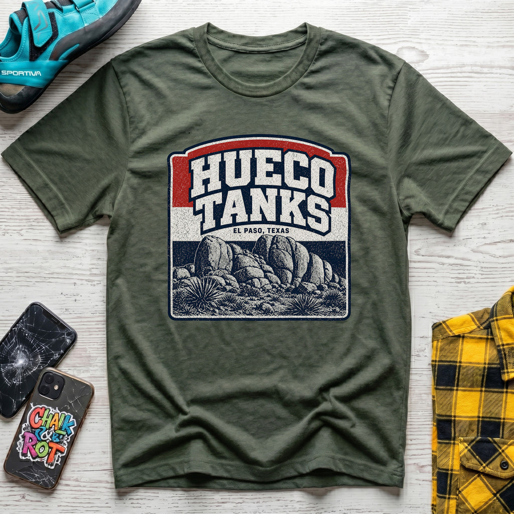 Hueco Tanks Flag T-Shirt