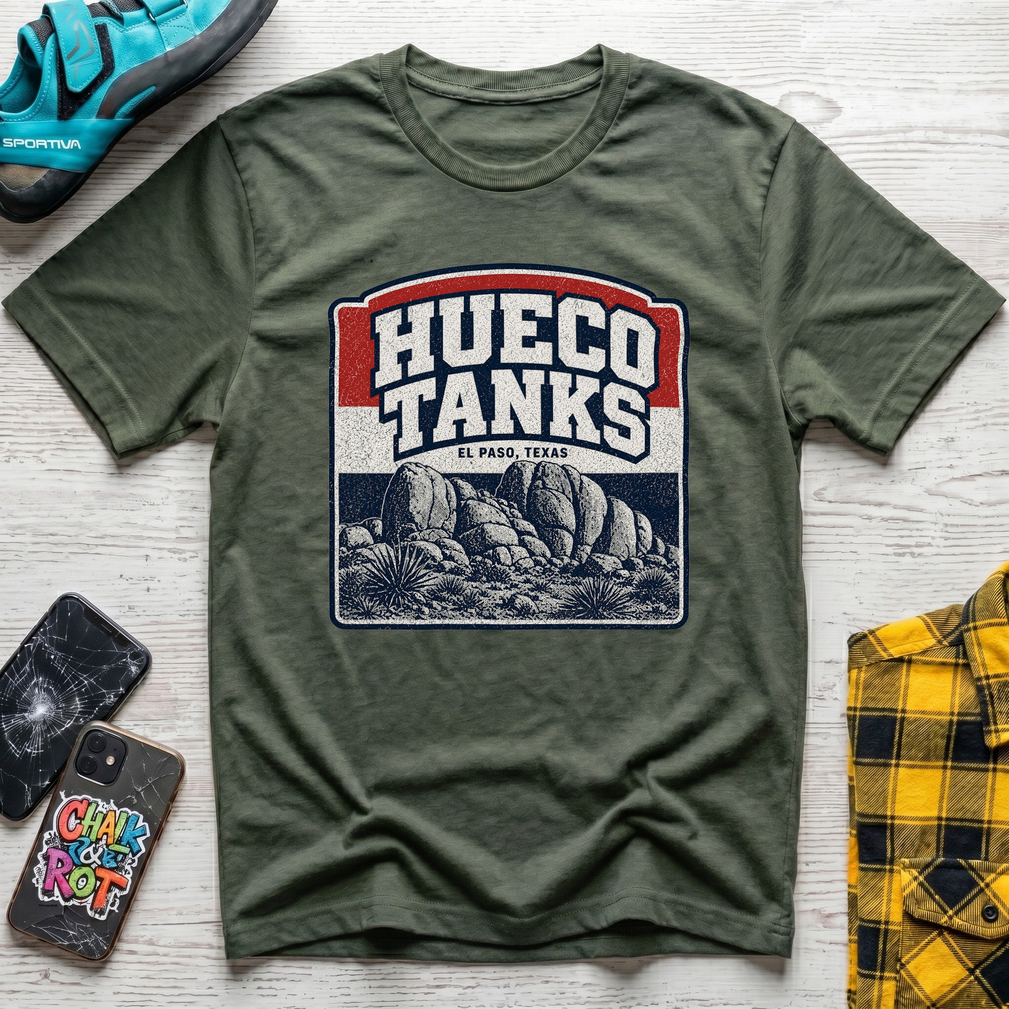 Hueco Tanks Flag T-Shirt