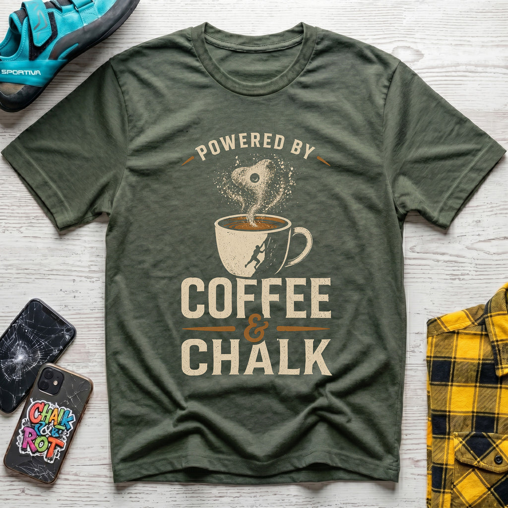 Powered By Coffee And Chalk T-Shirt