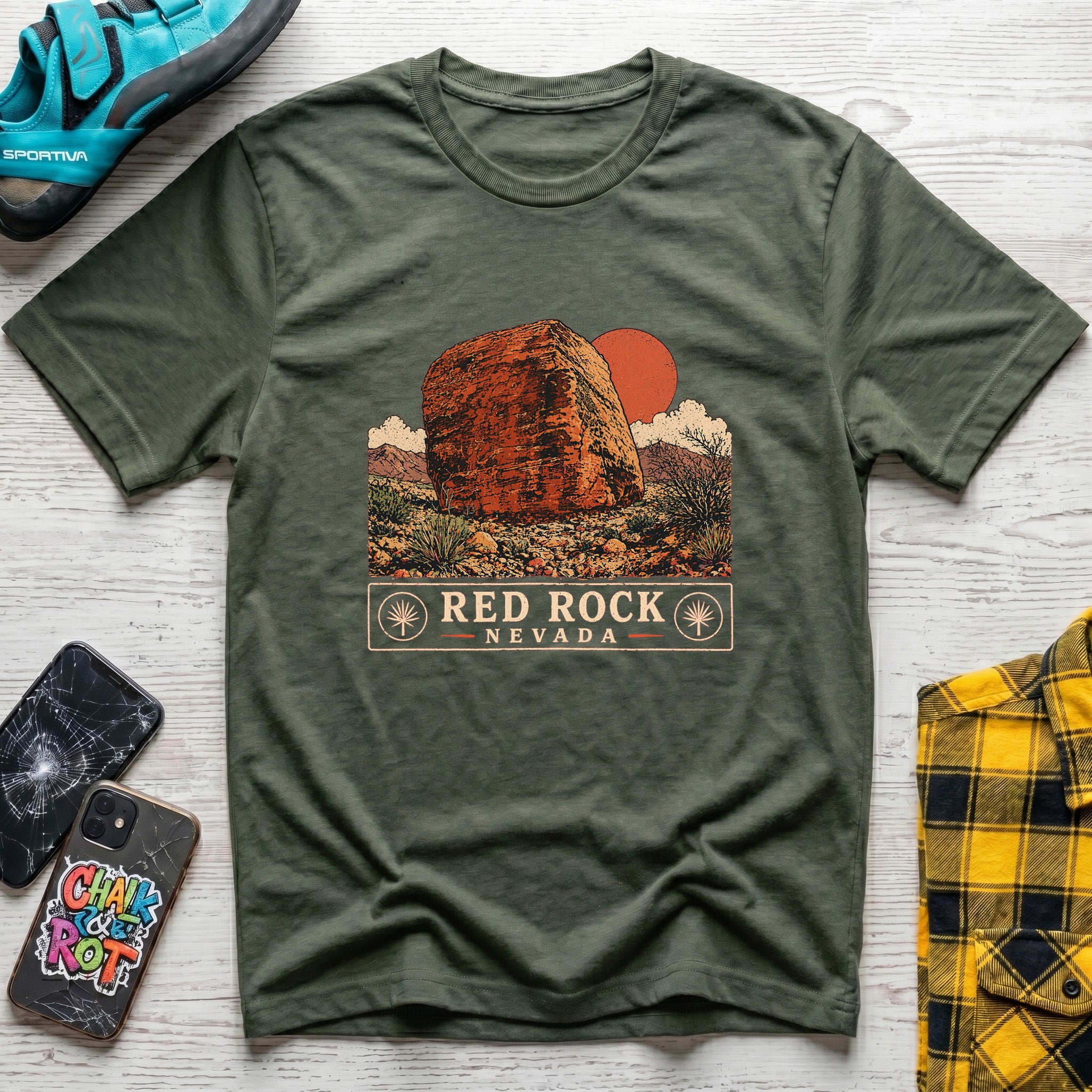 Red Rock Boulder T-Shirt