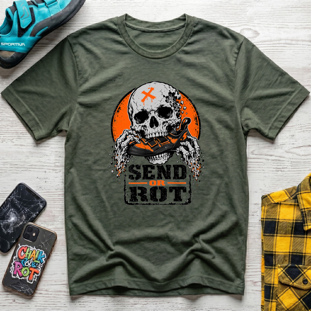 Send Or Rot Skull T-Shirt