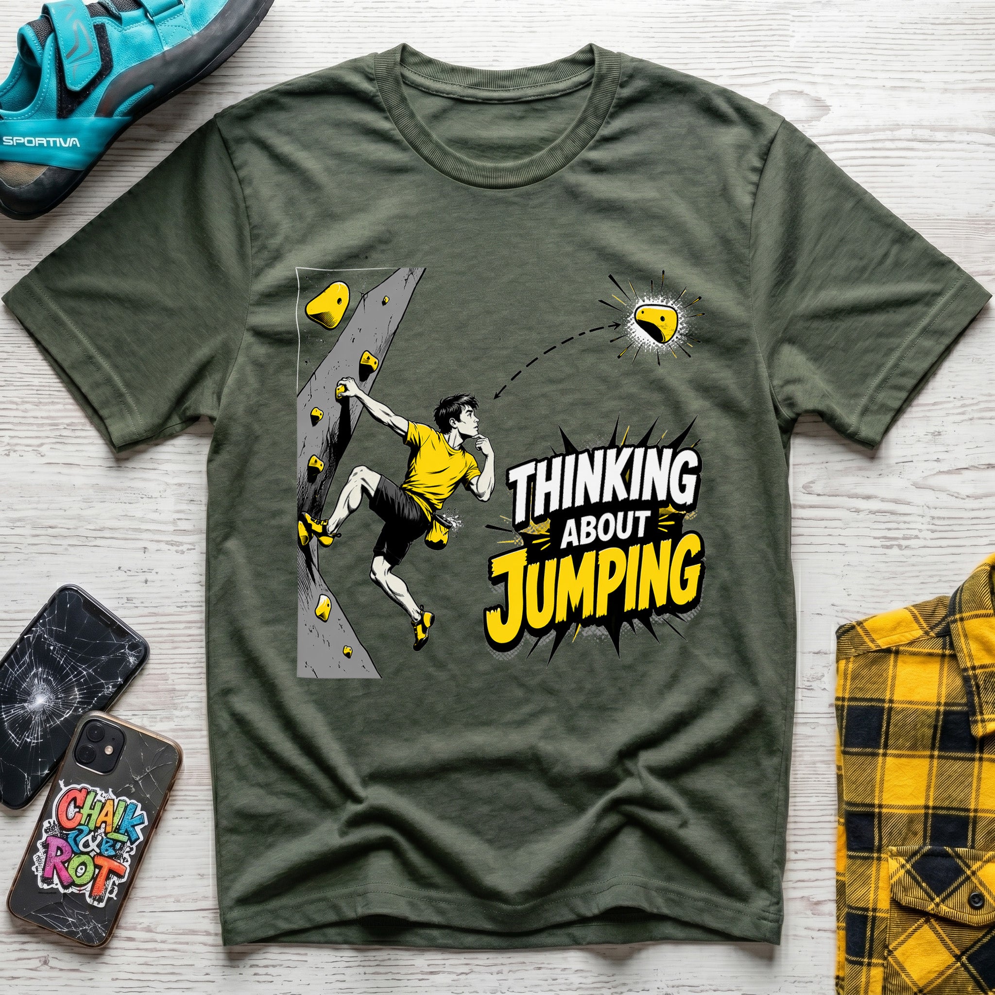 Thinking About Jumping T-Shirt