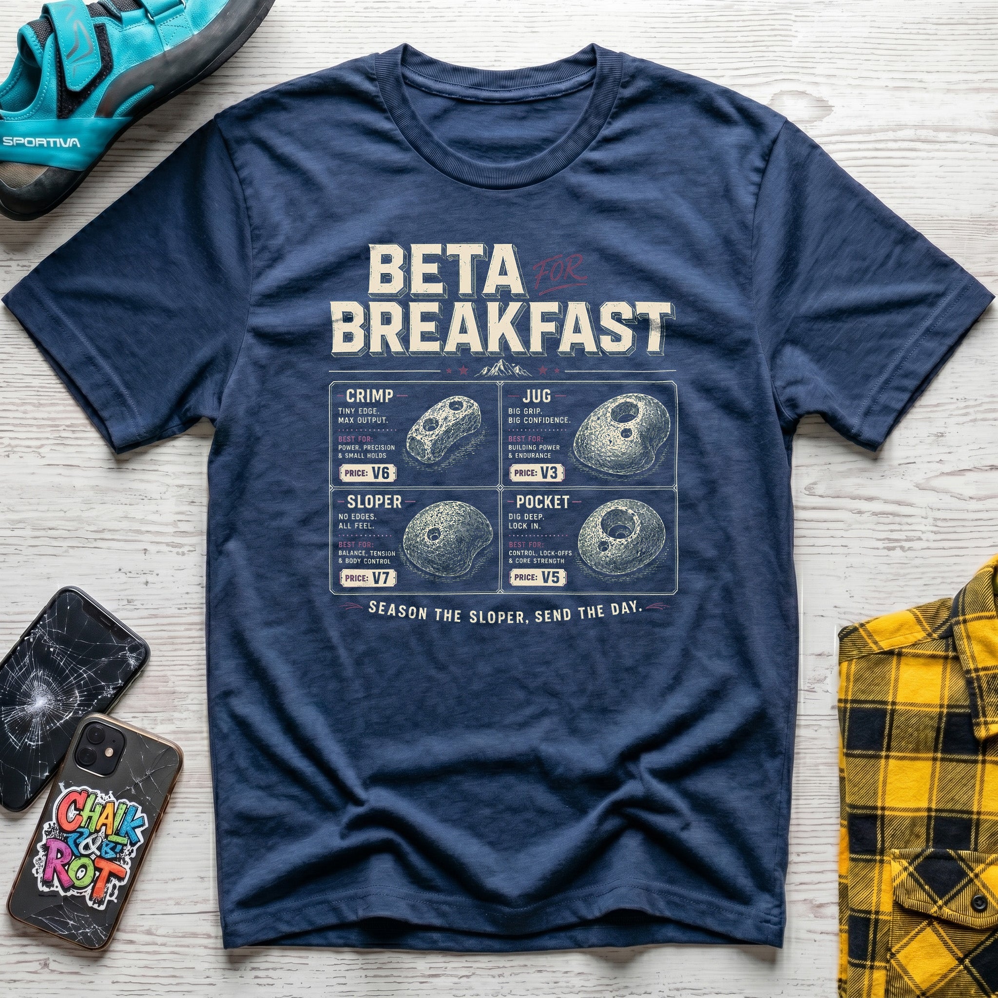 Beta Breakfast Menu T-Shirt