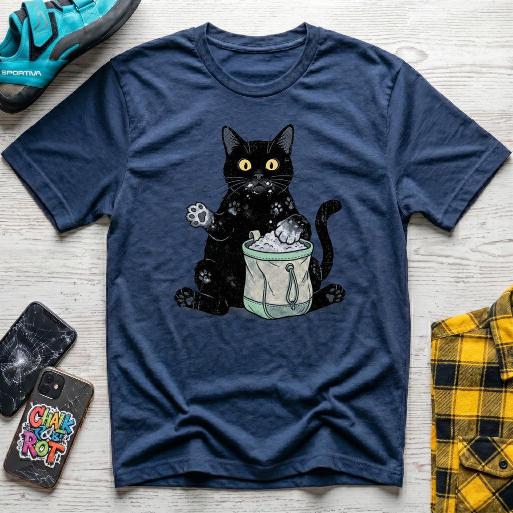 Cat In Chalk Bag T-Shirt