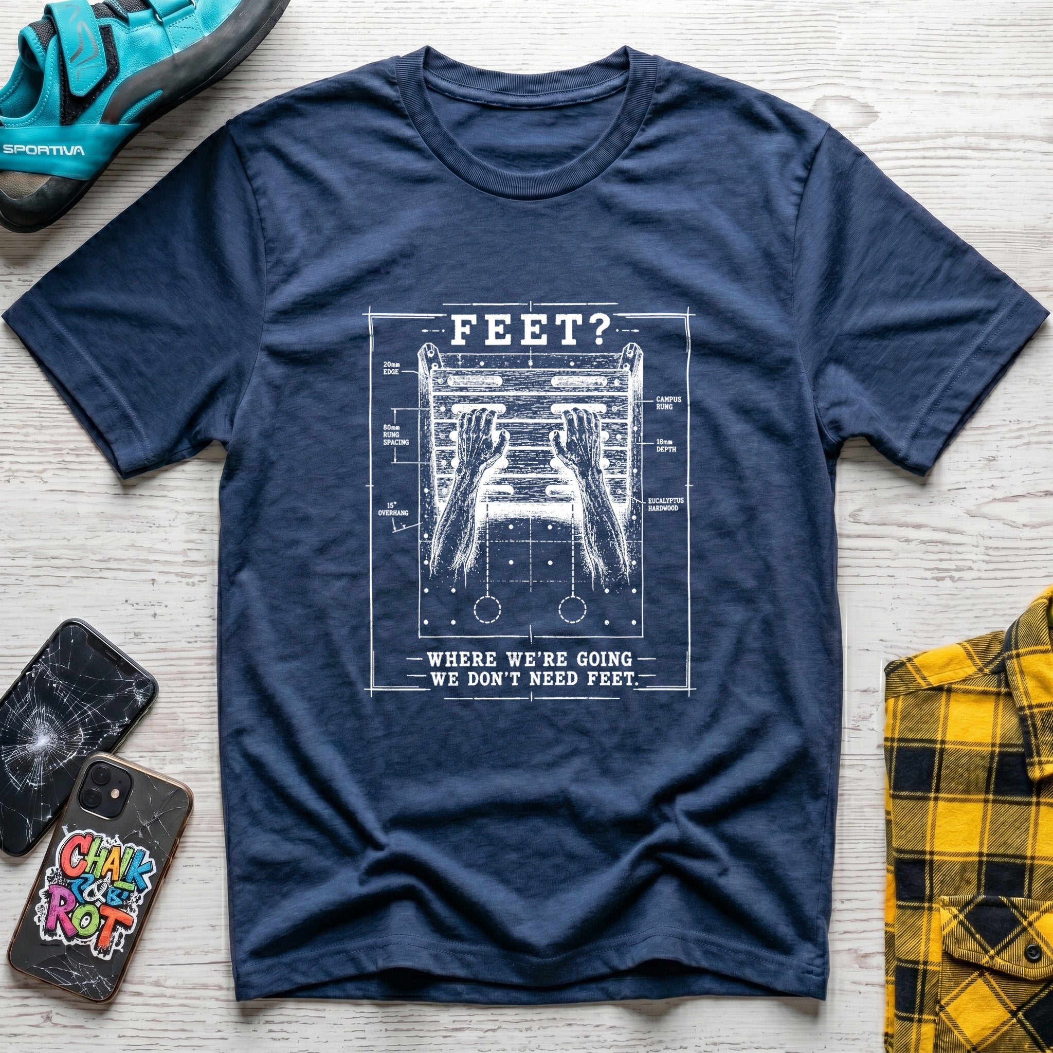 No Feet To Campus T-Shirt