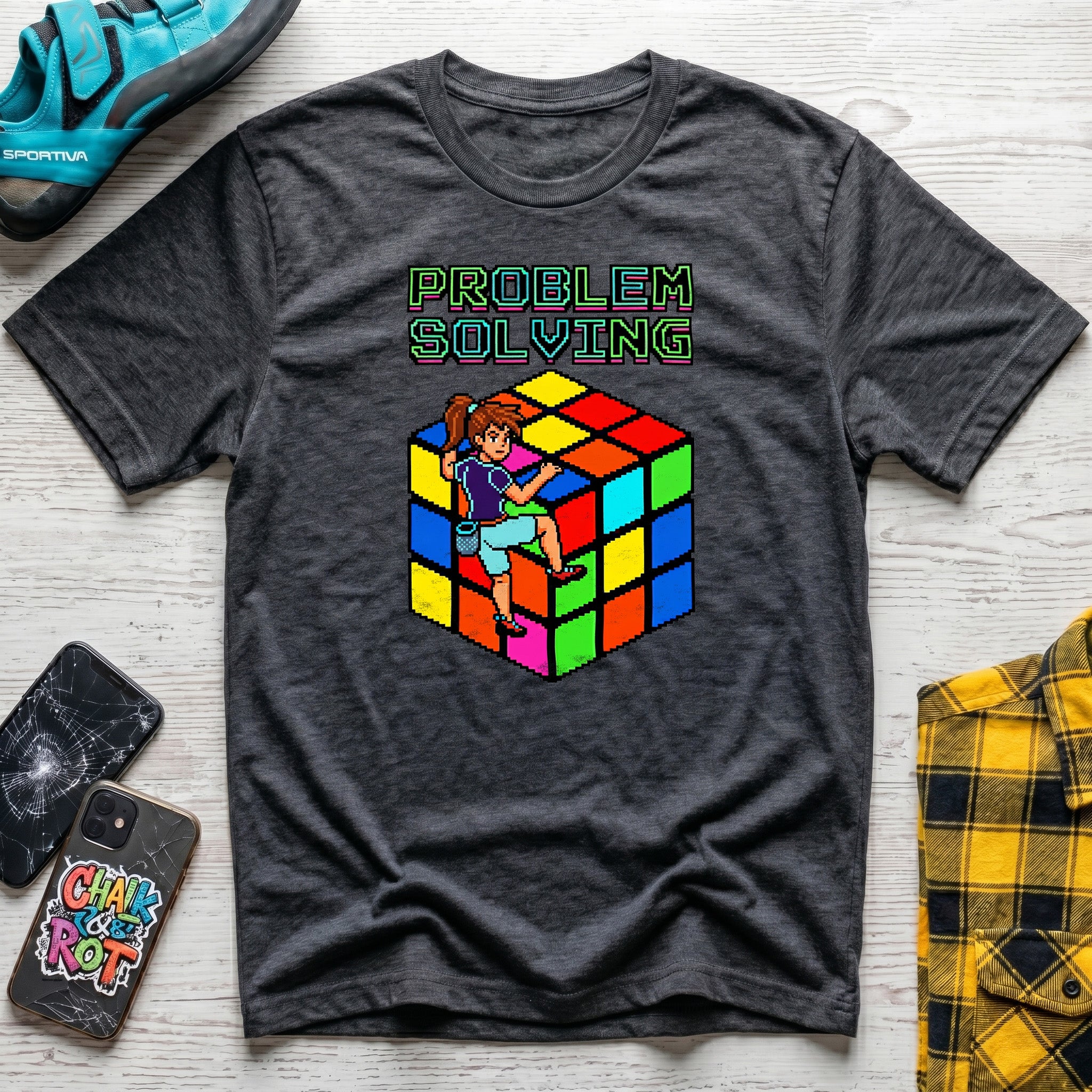 8-Bit Problem Girl T-Shirt