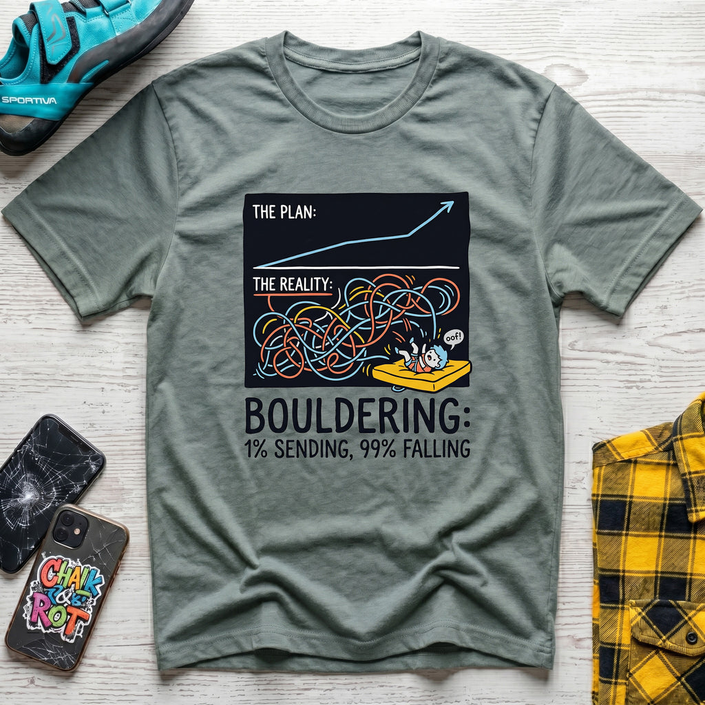 Bouldering Diagram T-Shirt