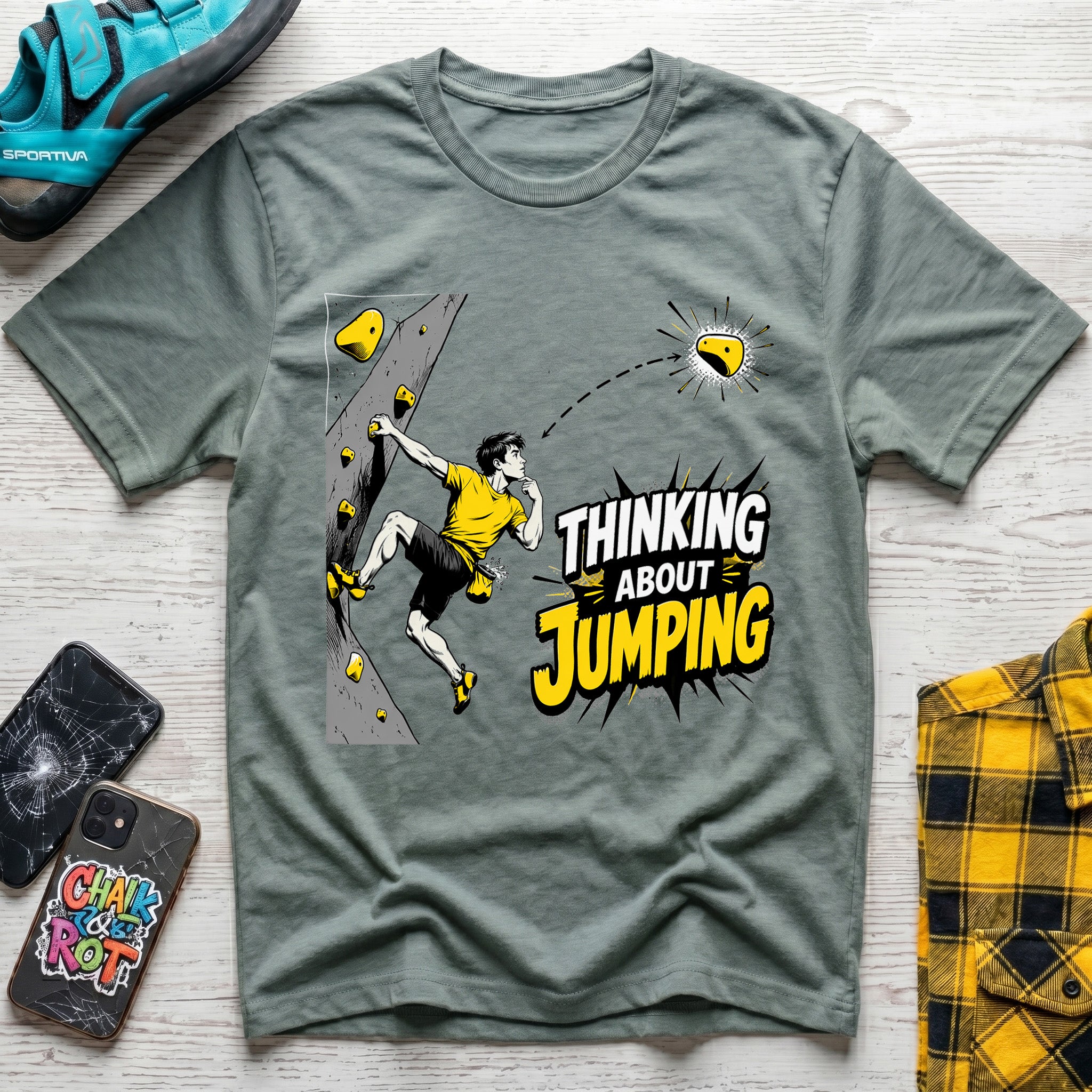 Thinking About Jumping T-Shirt