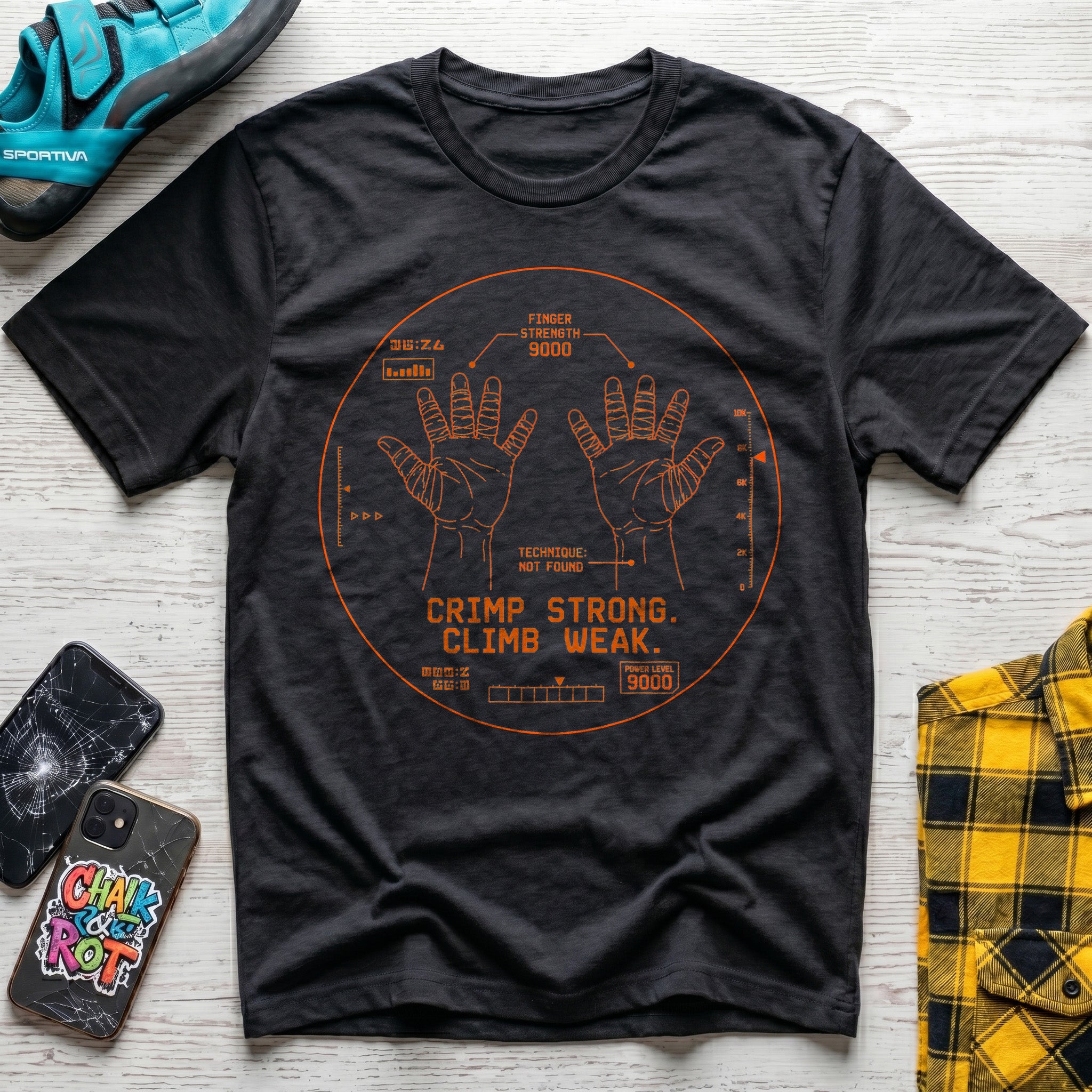 Crimp Strength 9000 T-Shirt